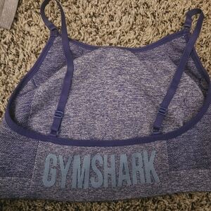 Gymshark Women's Heathered Purple Sports Bra